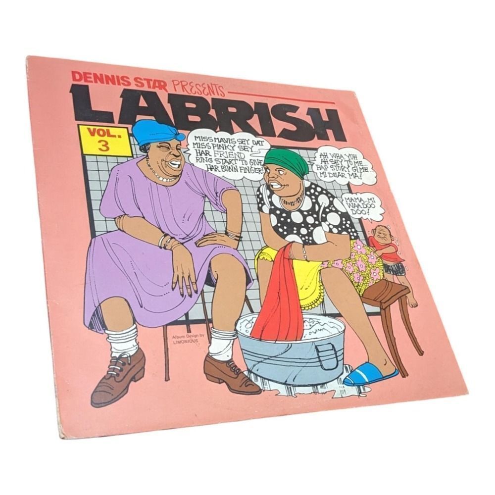 Dennis Star Presents Labrish Vol 3 Various Artist Vinyl Record LP‎ Jamaica